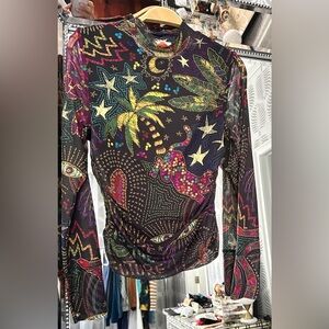 Farm Rio Mesh top size Small